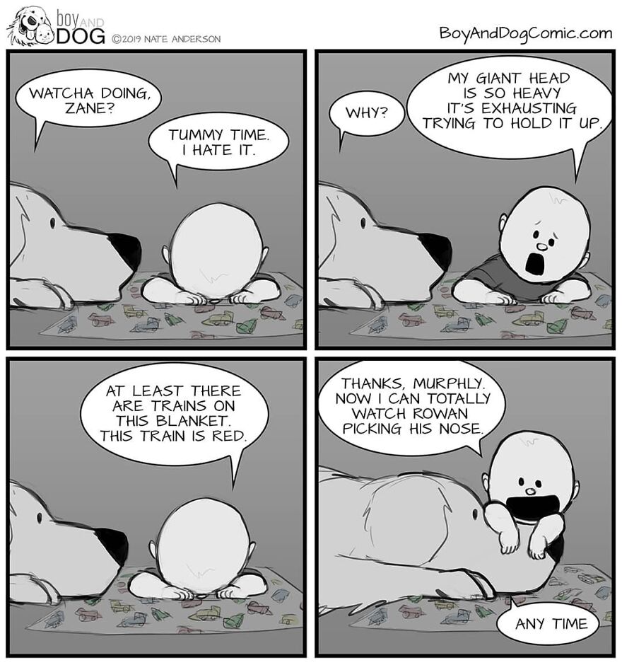 These Adorable Comics About The Friendship Between A Dog And A Baby Are Too Easy To Relate To(New Comics)