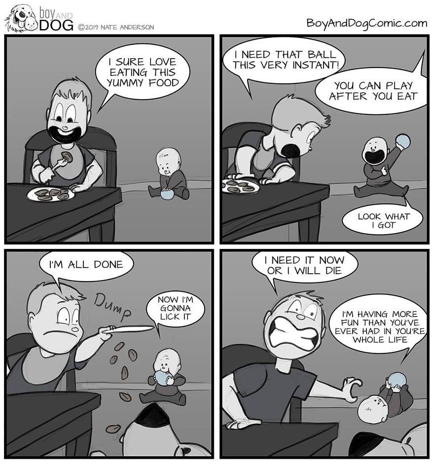 These Adorable Comics About The Friendship Between A Dog And A Baby Are Too Easy To Relate To(New Comics)