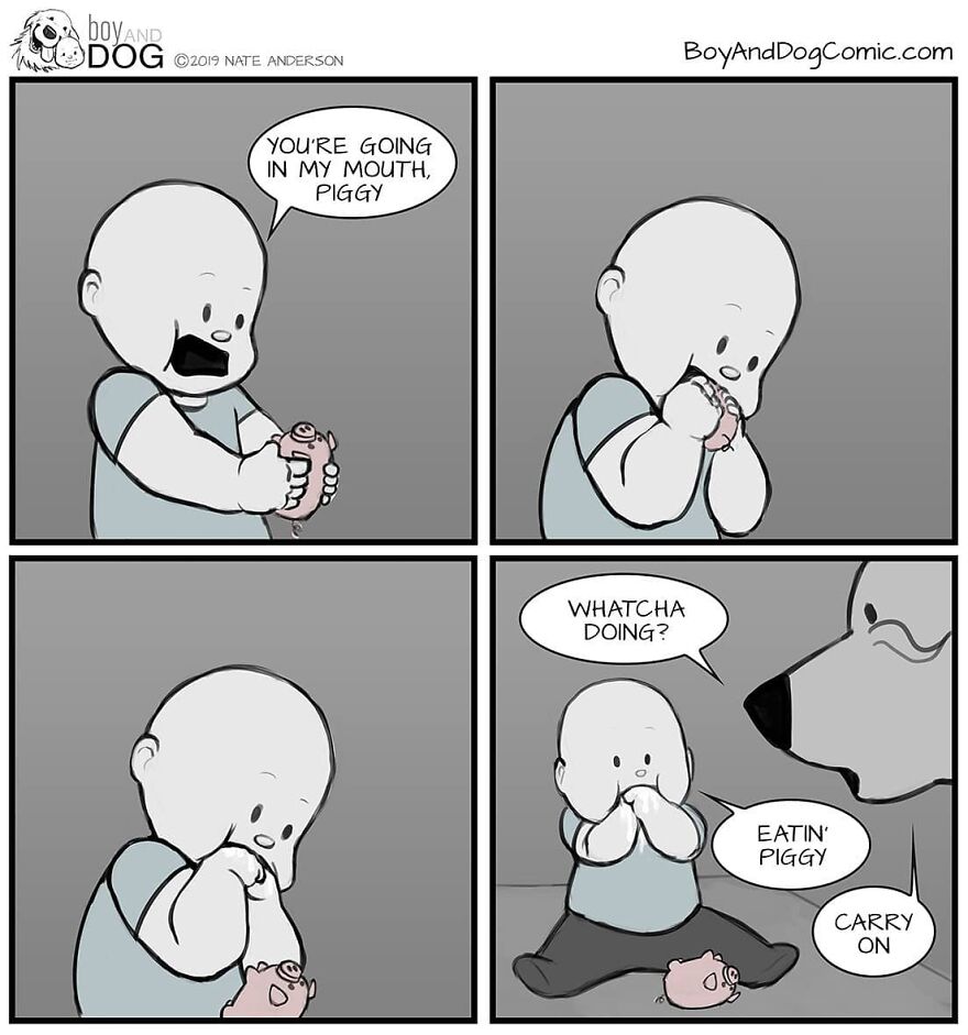 These Adorable Comics About The Friendship Between A Dog And A Baby Are Too Easy To Relate To(New Comics)