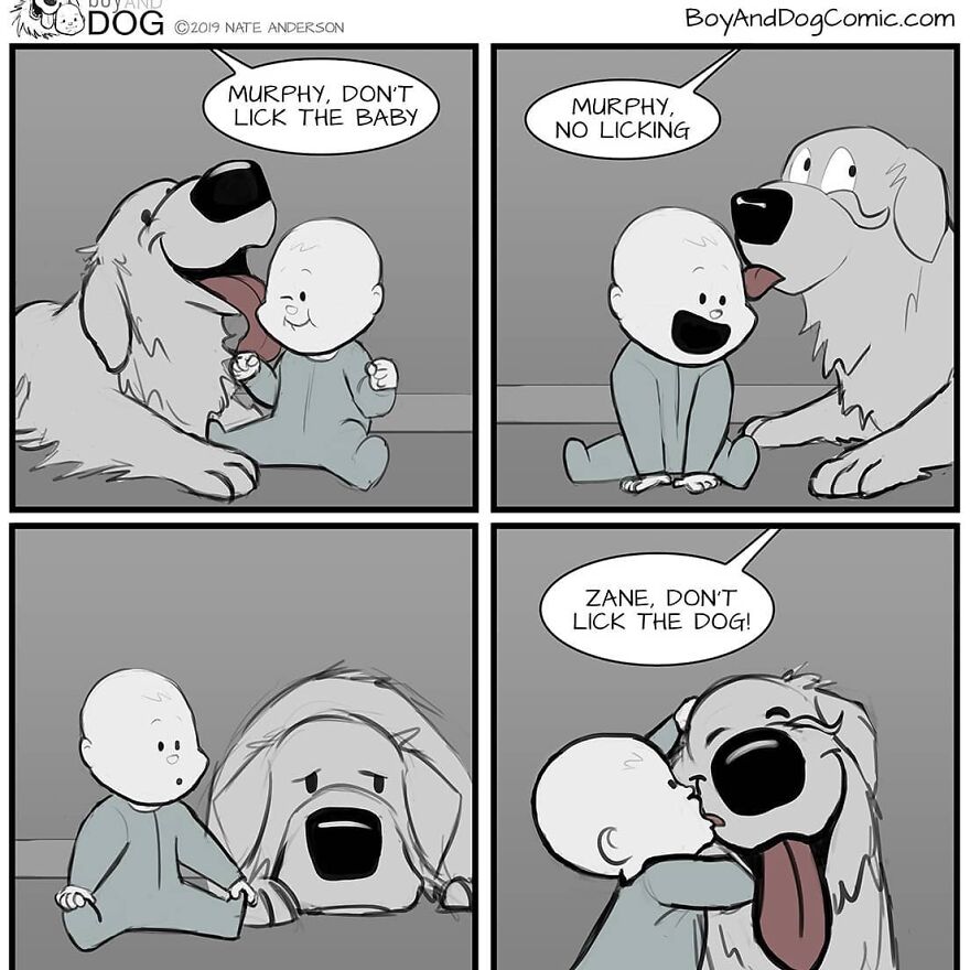 These Adorable Comics About The Friendship Between A Dog And A Baby Are Too Easy To Relate To(New Comics)