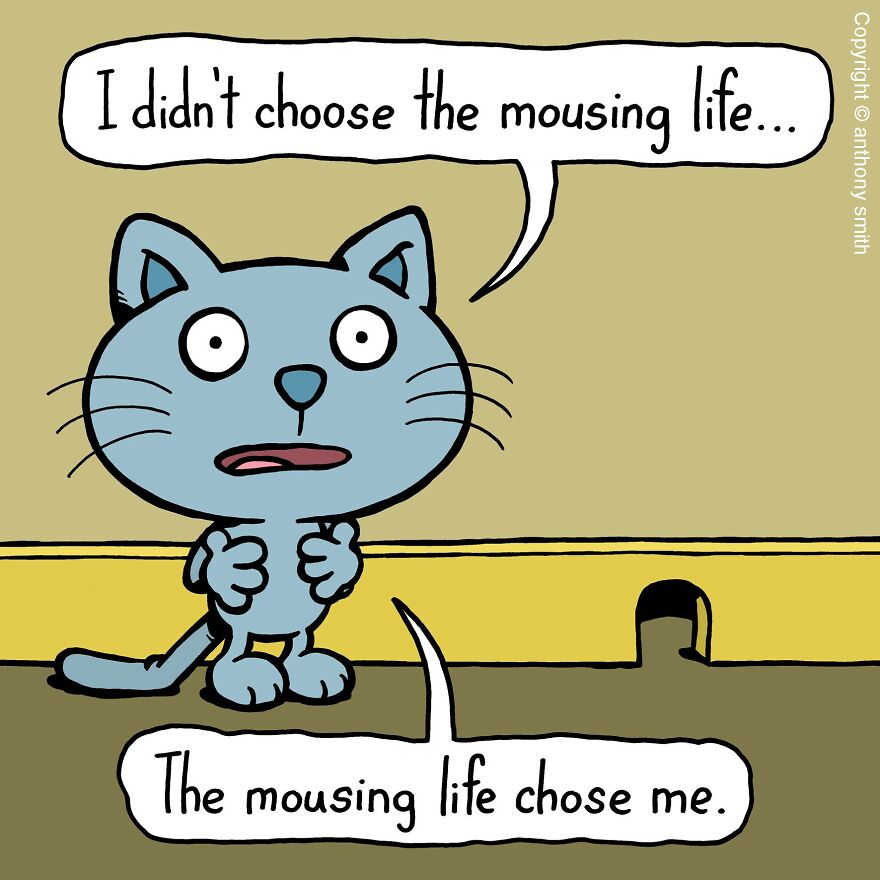 This Artist Perfectly Illustrates Your Cat's "Cattitude"-Interview With Artist
