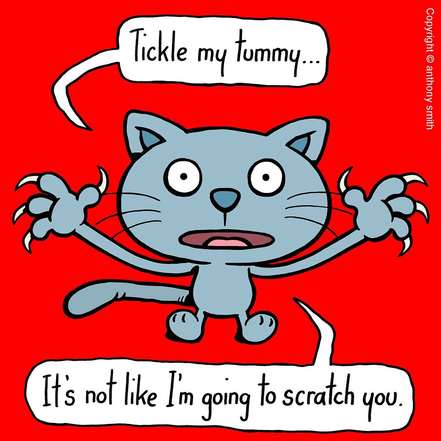 This Artist Perfectly Illustrates Your Cat's "Cattitude"-Interview With Artist