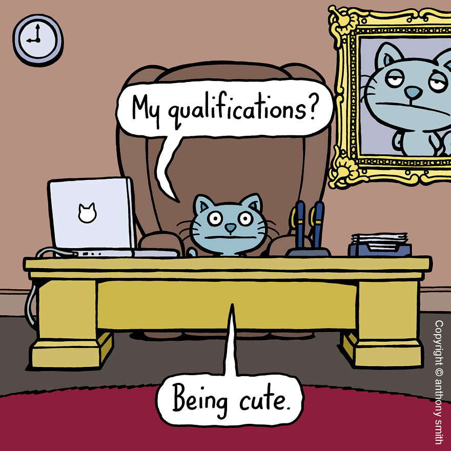 This Artist Perfectly Illustrates Your Cat's "Cattitude"-Interview With Artist