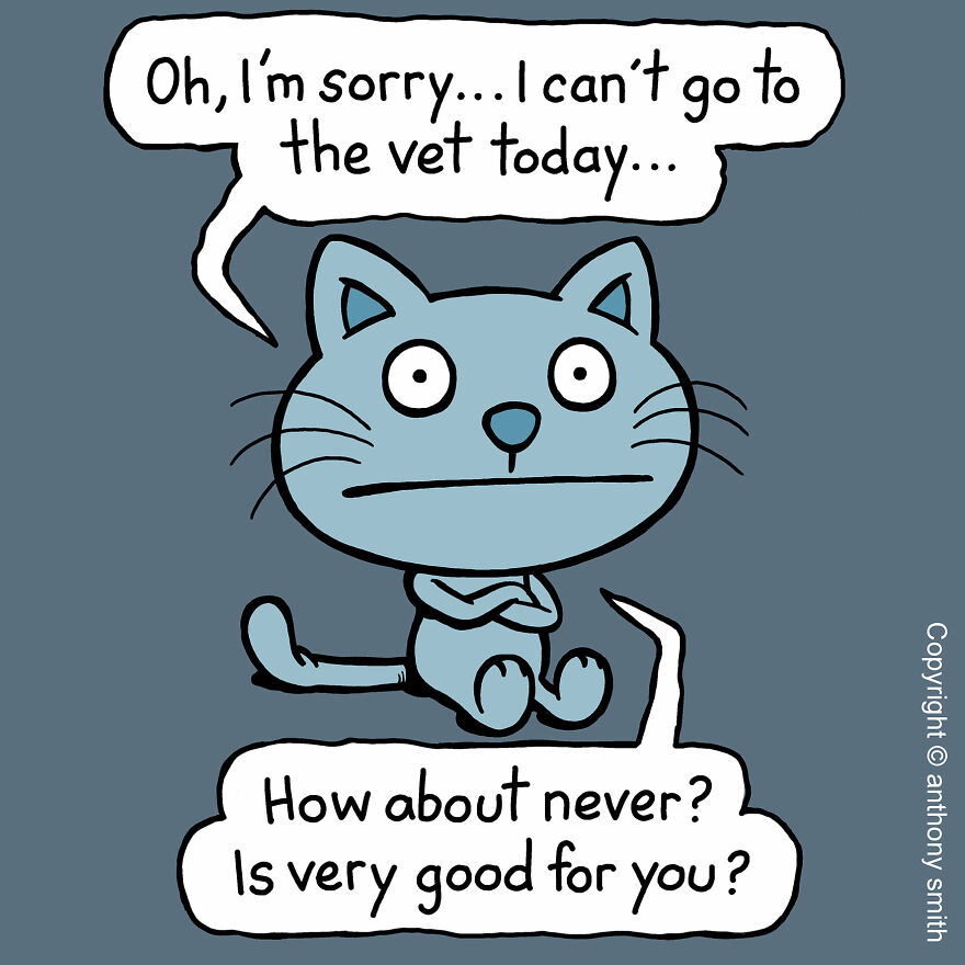 This Artist Perfectly Illustrates Your Cat's "Cattitude"-Interview With Artist