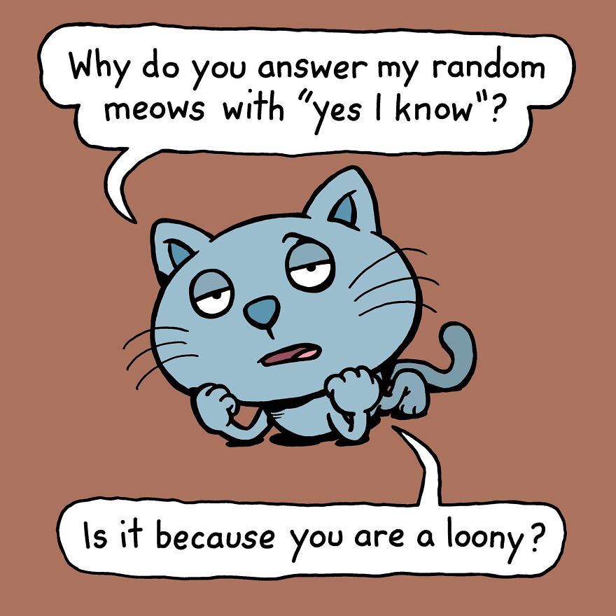 This Artist Perfectly Illustrates Your Cat's "Cattitude"-Interview With Artist