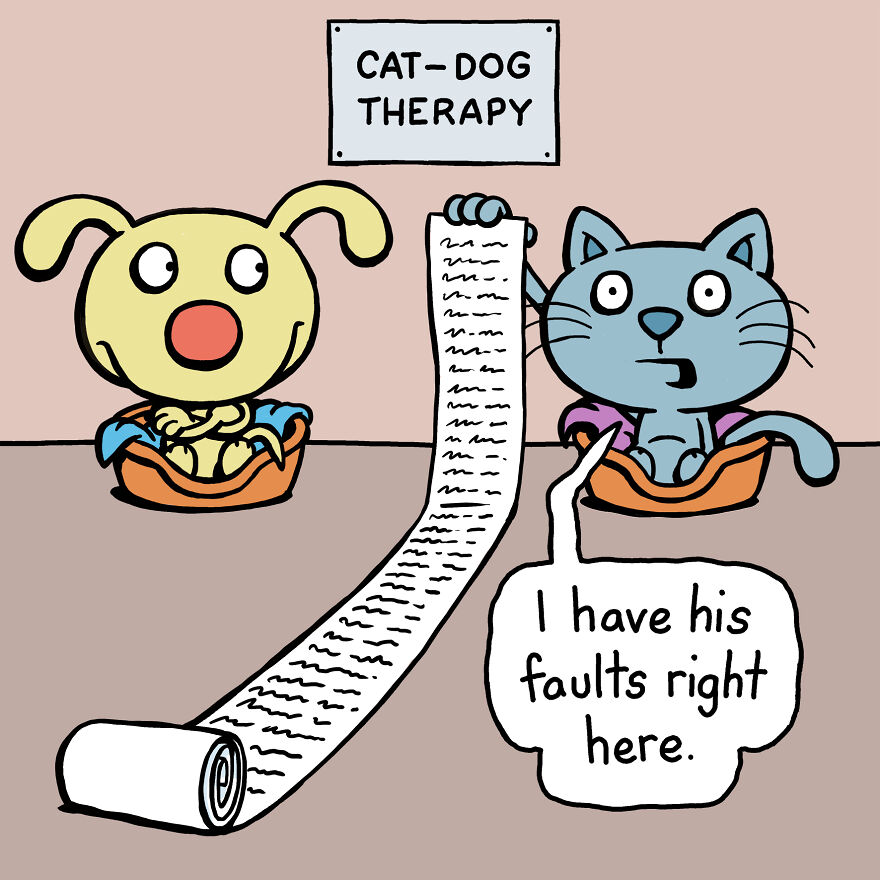 This Artist Perfectly Illustrates Your Cat's "Cattitude"-Interview With Artist