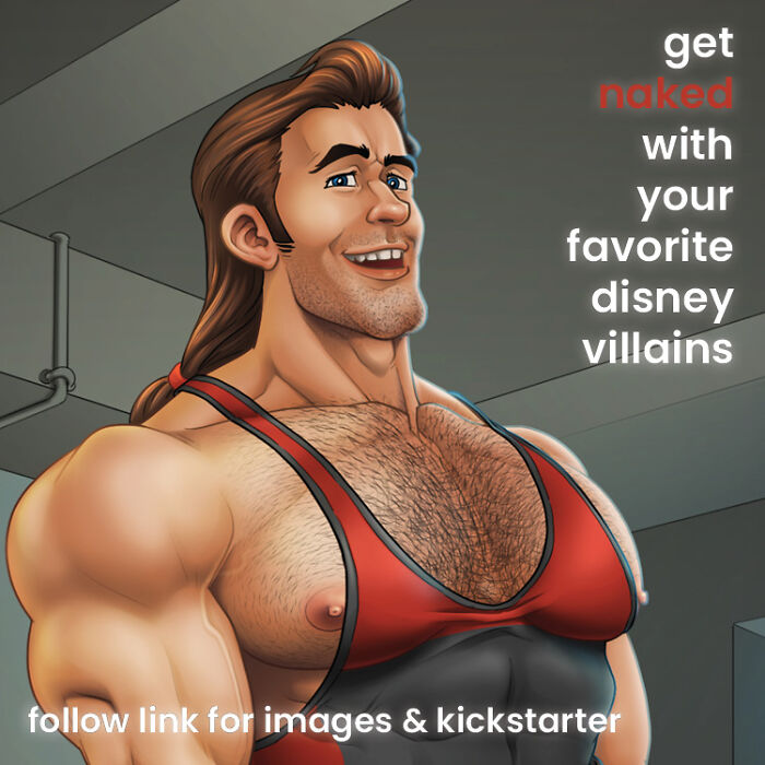 I Am Producing An Art Project Of Male Sports Pin-UPS Inspired By Disney Villains