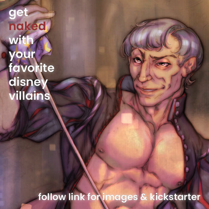 I Am Producing An Art Project Of Male Sports Pin-UPS Inspired By Disney Villains