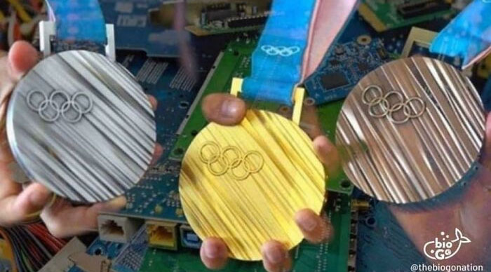 Medals From E-Waste
