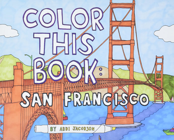 "Color This Book: New York City" By Abbi Jacobson