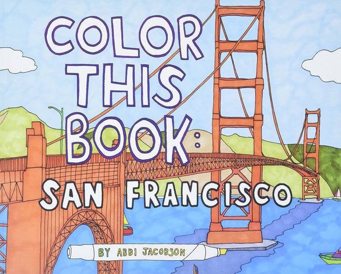 "Color This Book: New York City" By Abbi Jacobson
