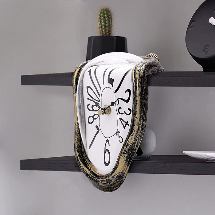 Surrealist Melted Clock