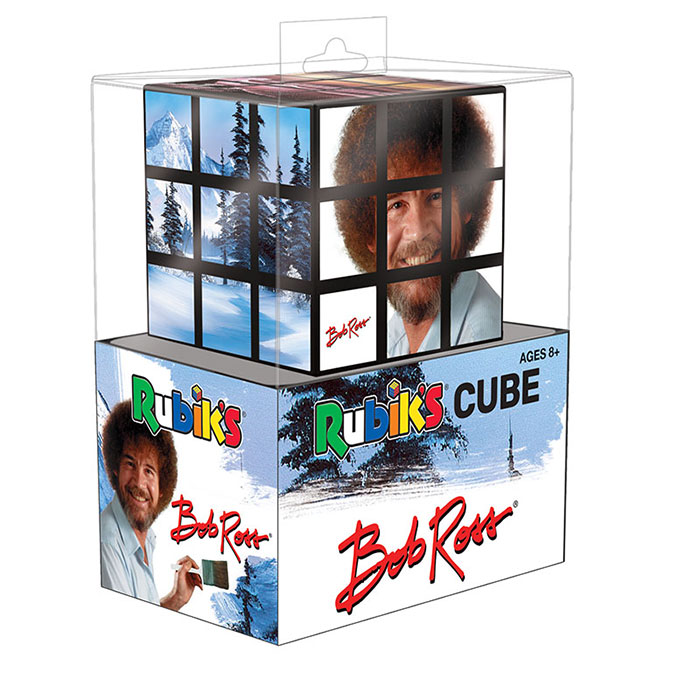 Bob Ross Rubik's Cube