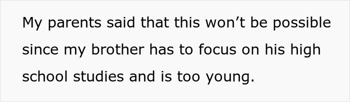 Woman Has Packed Uni Schedule But Her Parents Still Expect Her To Take Care Of Her Little Brother, Drama Ensues When She Refuses Woman Has Packed Uni Schedule But Her Parents Still Expect Her To Take Care Of Her Little Brother, Drama Ensues When She Refuses