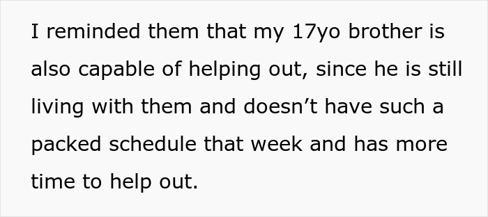 Woman Has Packed Uni Schedule But Her Parents Still Expect Her To Take Care Of Her Little Brother, Drama Ensues When She Refuses Woman Has Packed Uni Schedule But Her Parents Still Expect Her To Take Care Of Her Little Brother, Drama Ensues When She Refuses