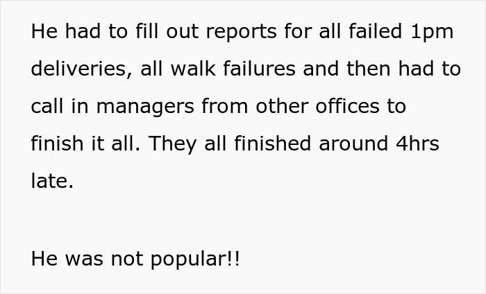 New Manager Demands Employees Do Things To The Letter, Worker Says He’ll Regret It But He Doesn’t Listen New Manager Demands Employees Do Things To The Letter, Worker Says He’ll Regret It But He Doesn’t Listen