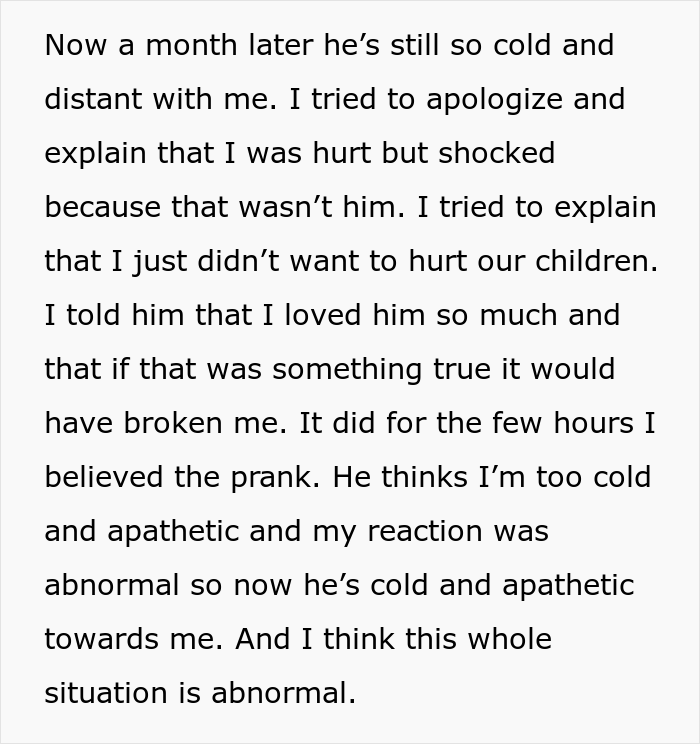 “I Didn’t React The Right Way To My Husband’s Cheating Prank And Now Our Marriage Is Not The Same” “I Didn’t React The Right Way To My Husband’s Cheating Prank And Now Our Marriage Is Not The Same”