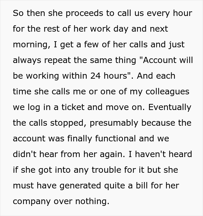 ‘Karen’ Threatens To Call The Help Desk Every Hour Until Her Account Is Activated, Ends Up Paying For Every Call