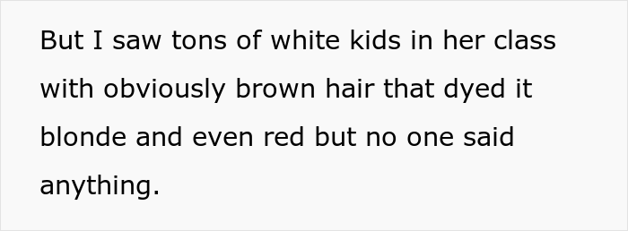 "AITA For Refusing To Dye My Daughter’s Hair Because Her School Complained?" "AITA For Refusing To Dye My Daughter’s Hair Because Her School Complained?"