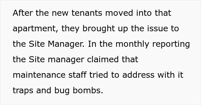 The site manager chases after the tenants' homes, so the owner of the complex loses half a million to his entire company.
