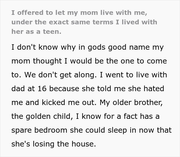 "I Offered To Let My Mom Live With Me Under The Exact Same Terms I Lived With Her As A Teen" "I Offered To Let My Mom Live With Me Under The Exact Same Terms I Lived With Her As A Teen"