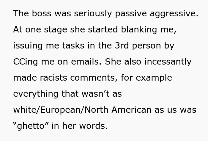 "As Soon As He Arrived, He Created Such A Toxic Environment": Person Shares Their Horrible Experience Working For An American Boss "As Soon As He Arrived, He Created Such A Toxic Environment": Person Shares Their Horrible Experience Working For An American Boss