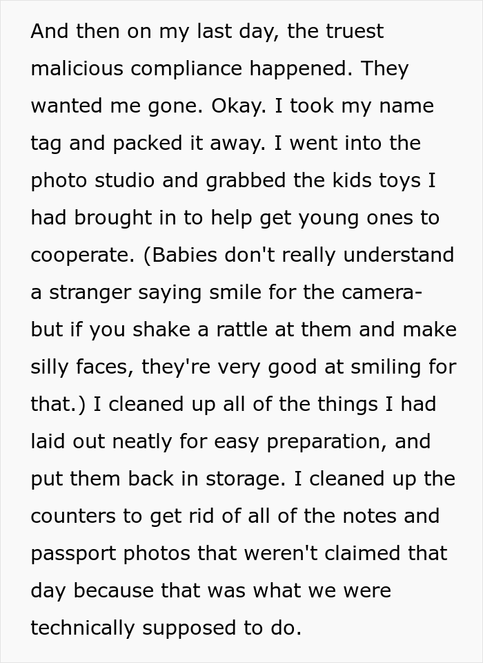 Company Fires Most Competent Worker Over A 3-Strike Policy, They Collect Their Self-Bought Equipment, Resulting In Store Closure Company Fires Most Competent Worker Over A 3-Strike Policy, They Collect Their Self-Bought Equipment, Resulting In Store Closure