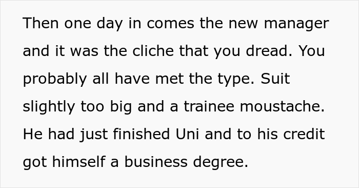 New Manager Demands Employees Do Things To The Letter, Worker Says He’ll Regret It But He Doesn’t Listen New Manager Demands Employees Do Things To The Letter, Worker Says He’ll Regret It But He Doesn’t Listen