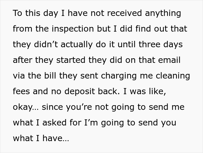 Property management refuses to return deposit and fees for another month, regrets when tenant exposes lies