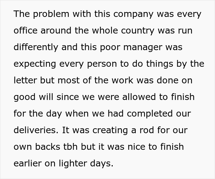 New Manager Demands Employees Do Things To The Letter, Worker Says He’ll Regret It But He Doesn’t Listen New Manager Demands Employees Do Things To The Letter, Worker Says He’ll Regret It But He Doesn’t Listen