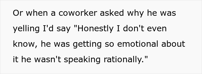 People online are cheering the woman's tactic of flipping the script and calling her domineering male co-worker 'emotional'.