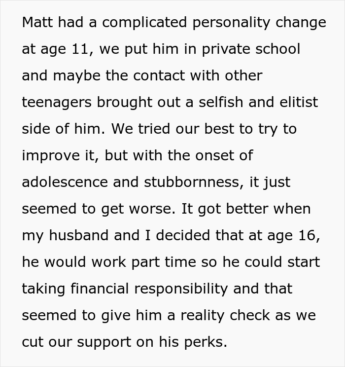 Teen Says Parents Shouldn't Have Bought Nanny A First-Class Ticket, Regrets It After They Put Him In Economy For Being So Elitist Teen Says Parents Shouldn't Have Bought Nanny A First-Class Ticket, Regrets It After They Put Him In Economy For Being So Elitist