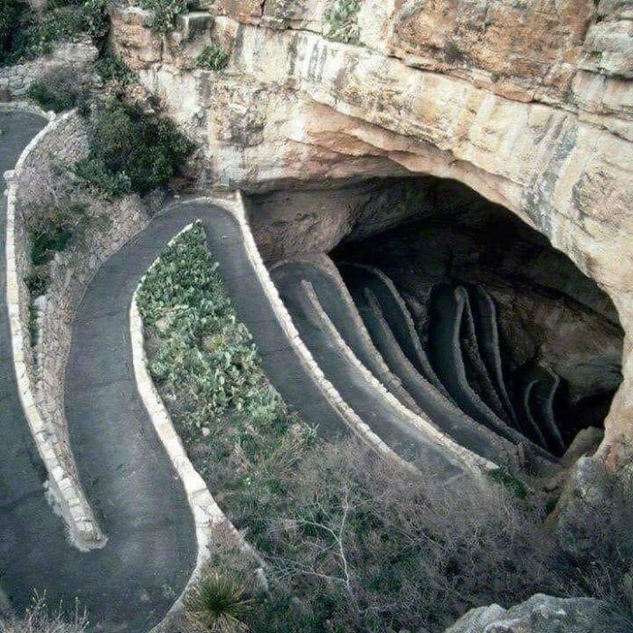 The Road To Hell In The Carlsbad Caverns National Park, New Mexico!