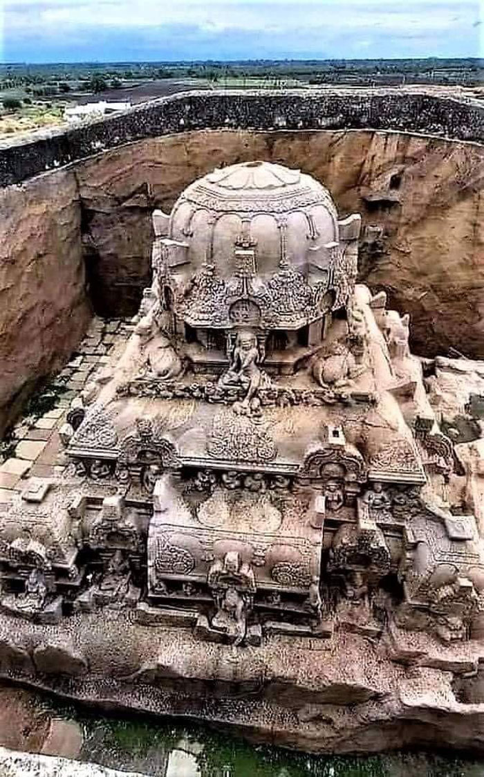 Hallado en India, de 5000 años de antigüedad, construido a partir de una sola roca