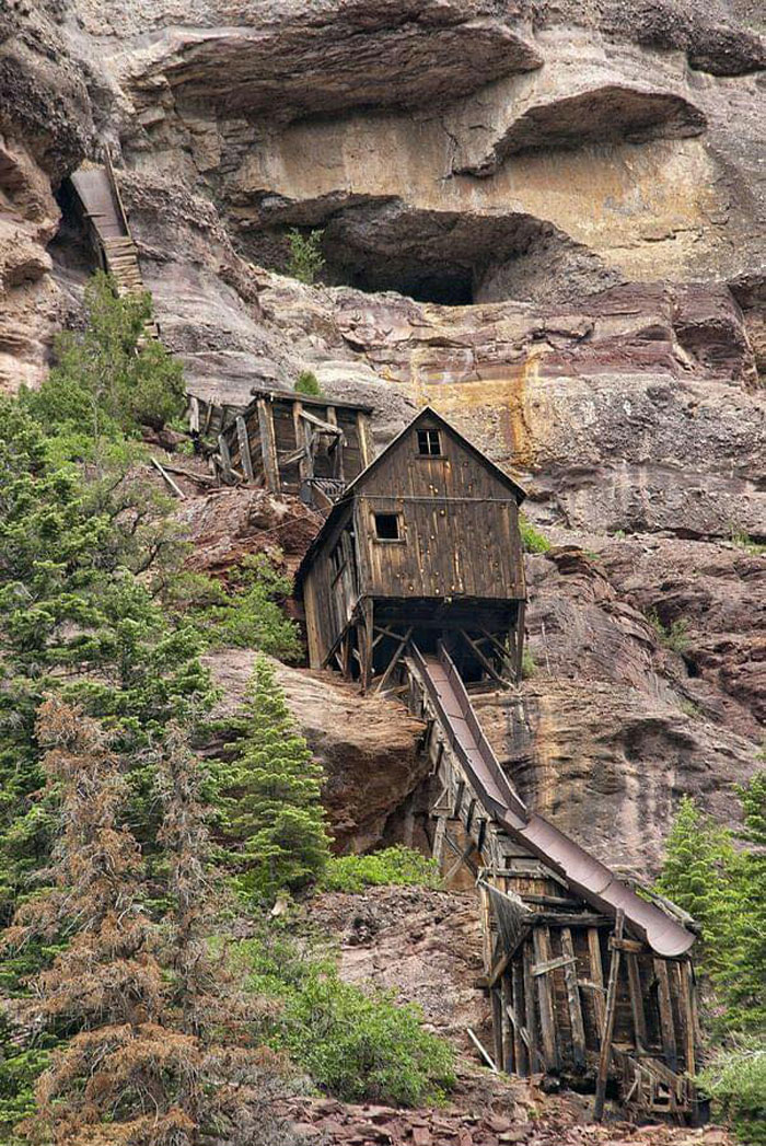 Abandoned Mine In San Juan Mountains, Colorado