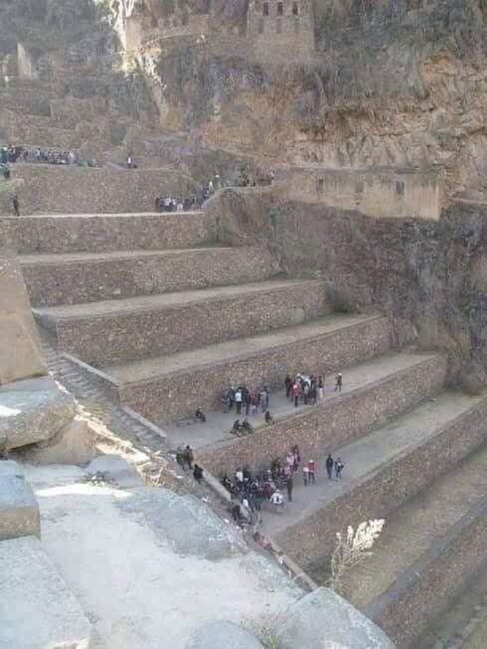 Look At These Gigantic Steps. Who Were They Built For?