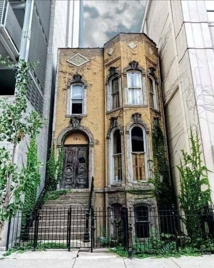 Una casa abandonada en Chicago, que fue construida en 1888