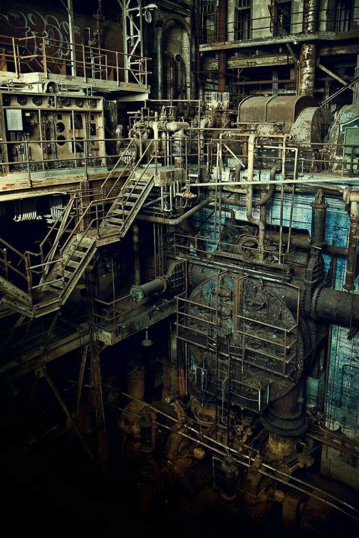 Abandoned Power Plant In New Orleans, Louisiana