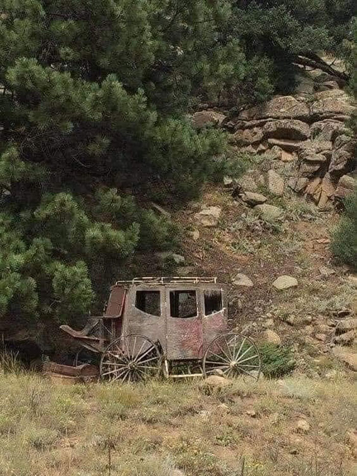 Abandoned Stagecoach Found In Colorado Mountains Outside Boulder