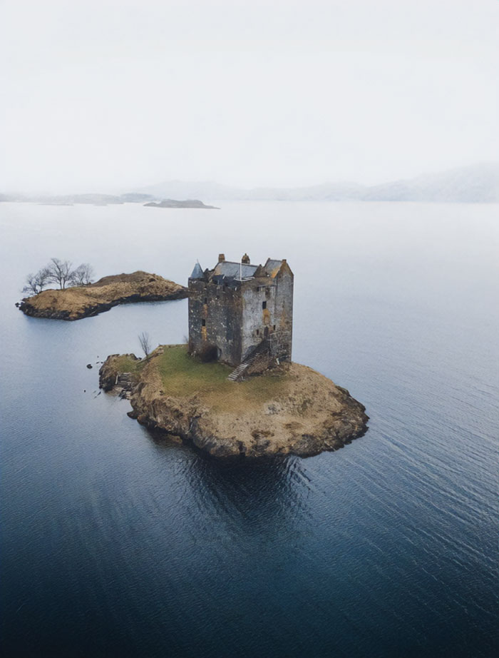 Un castillo abandonado del siglo XIV, en Escocia