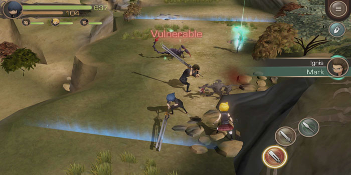 Final Fantasy 15: Pocket Edition gameplay 