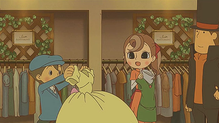 Layton: Curious Village gameplay 
