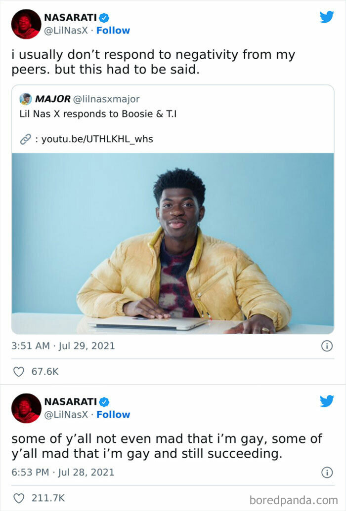 Lil Nas X Is Clapping Back To Boosie Badazz And Other Peers