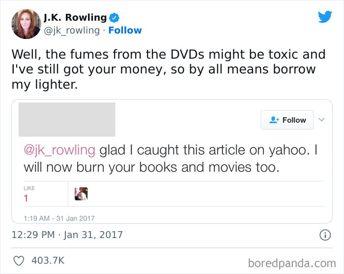 Not All Of J.K. Rolwing's Fans Agrees With Her, But She Couldn't Have Cared Less