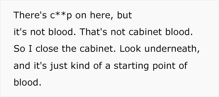 Woman Records Her Efforts To Find Out What Is The Cause Of Her Bathroom Cabinet “Bleeding”, Asks The Internet For Help Woman Records Her Efforts To Find Out What Is The Cause Of Her Bathroom Cabinet “Bleeding”, Asks The Internet For Help