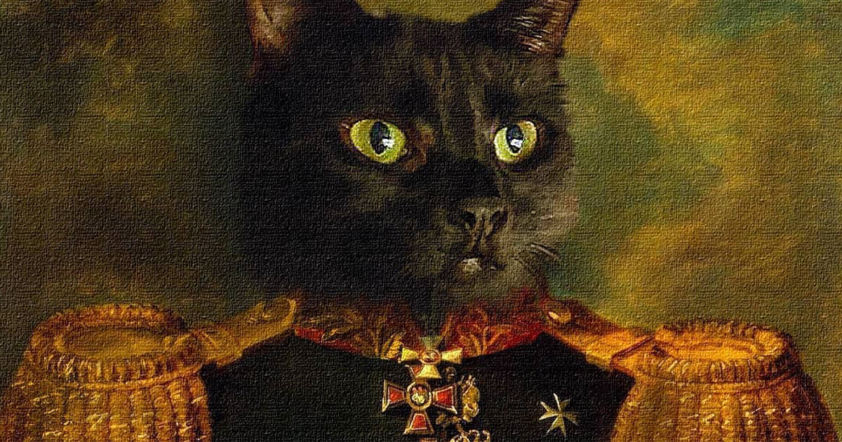 Artist Turns Pictures Of Cats Into Classical Paintings (56 Pics