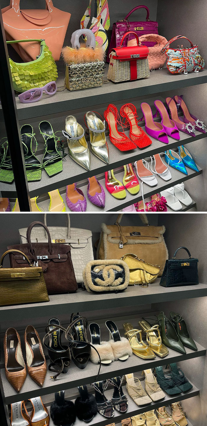 Kylie Jenner's Designer Bags And Shoes