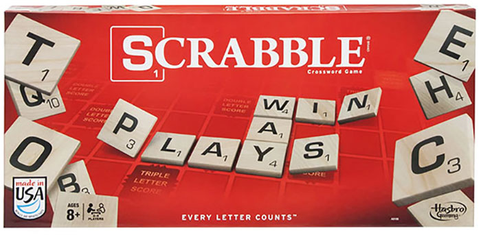 Picture of Scrabble game box