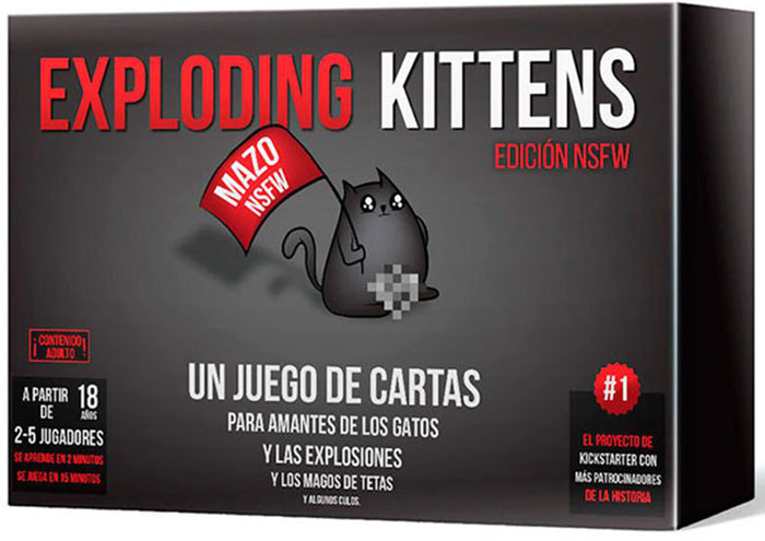 Picture of Exploding Kittens game box