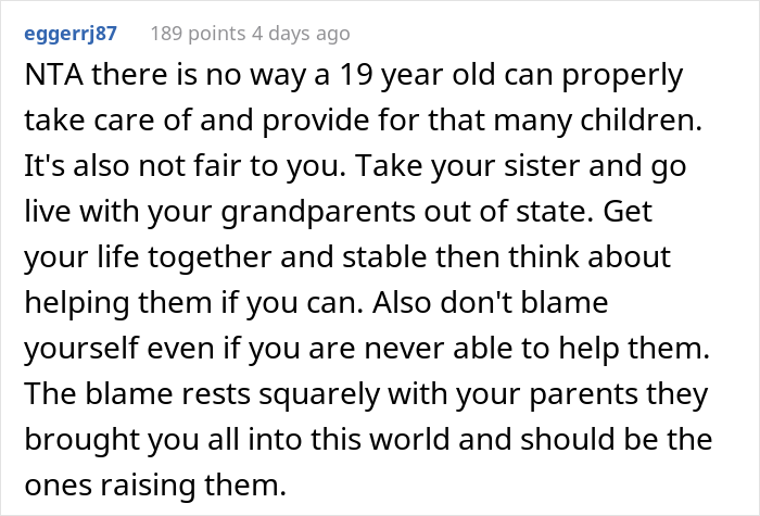 "Am I A Jerk For Throwing My Siblings In Foster Care So I Can Have A Better Life?"